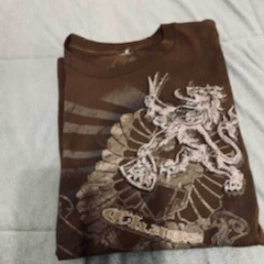 Chaos - Long Sleeve Tee with lion graphic